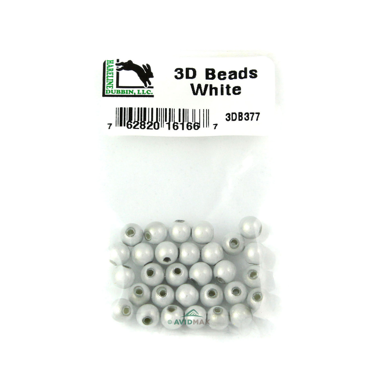 Hareline 3D Beads (30 pk)