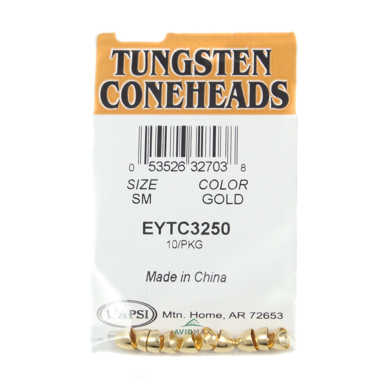 Wapsi Tungsten Coneheads Small Gold