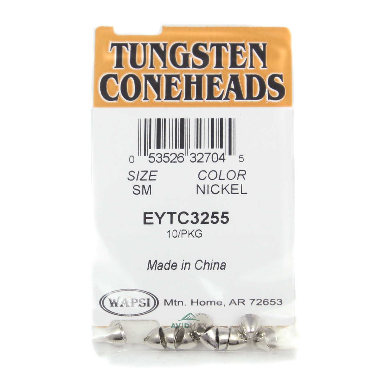 Wapsi Tungsten Coneheads Small Nickel