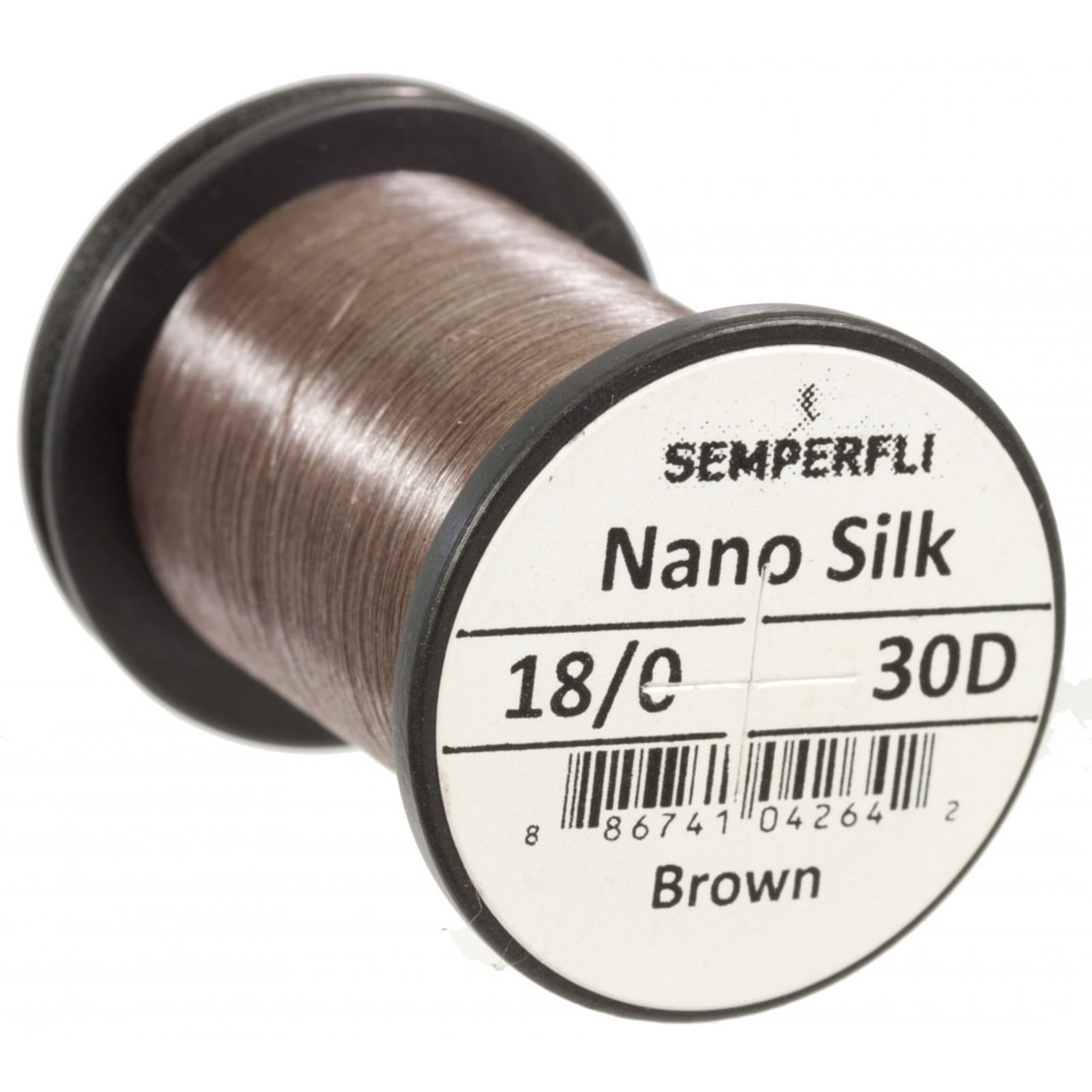 Semperfli Nano Silk 18/0 - 30D Brown