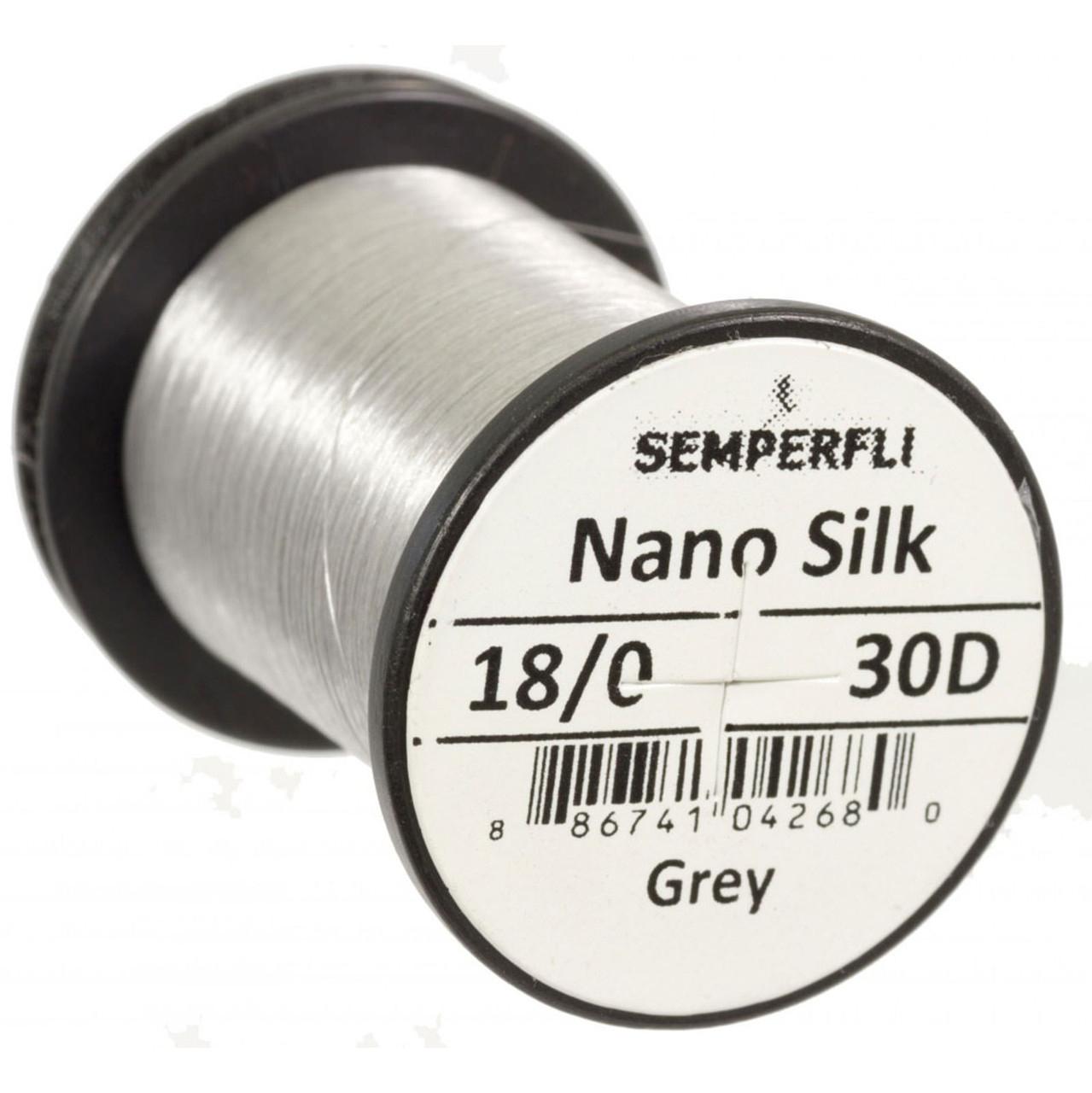 Semperfli Nano Silk 18/0 - 30D Grey