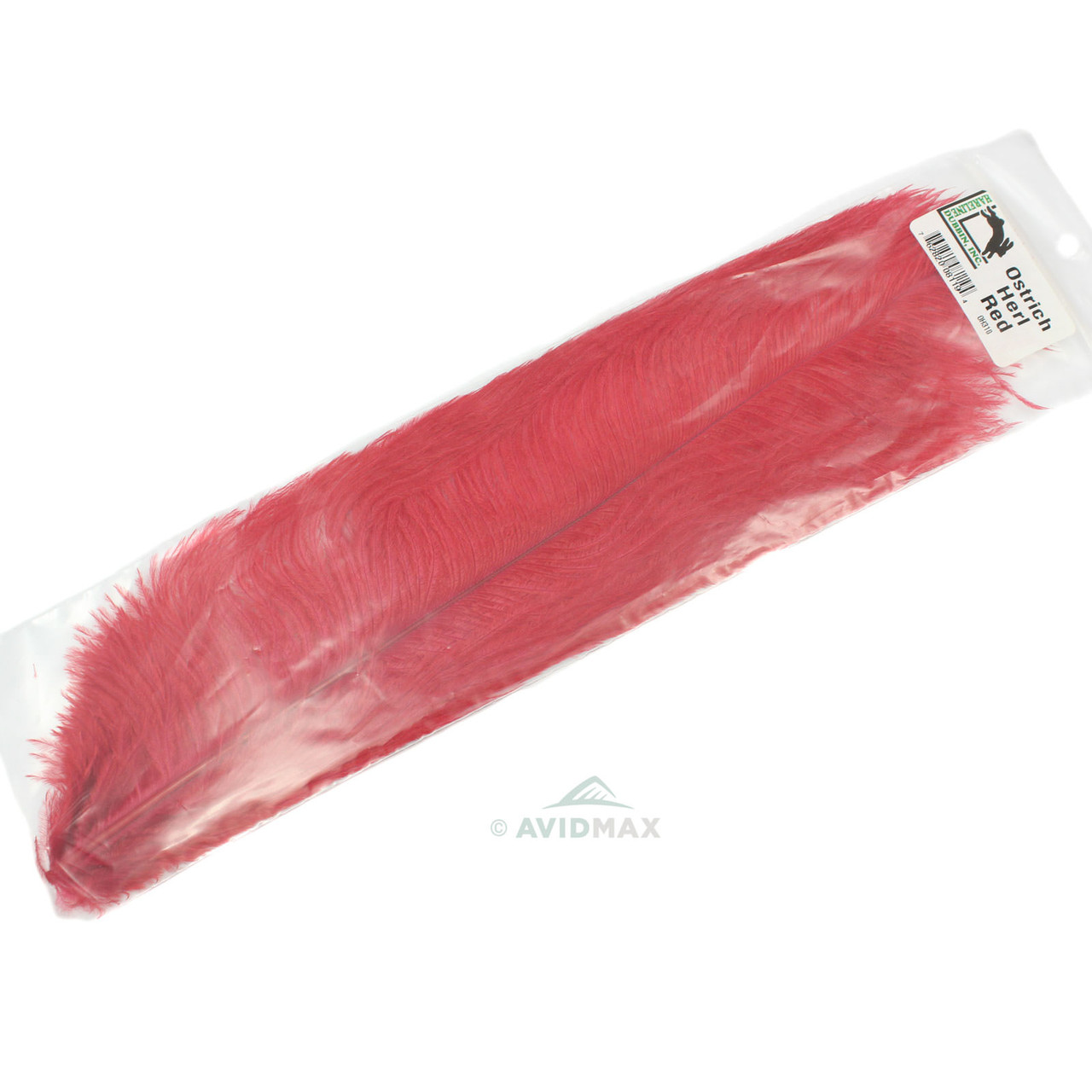 Hareline Ostrich Herl Red