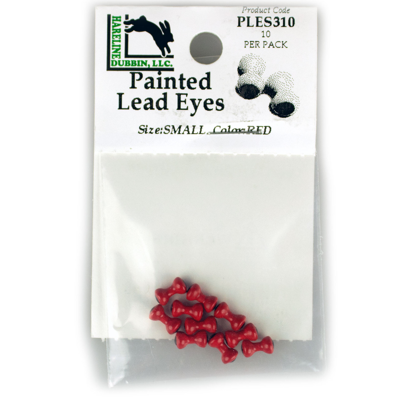 Hareline Painted Lead Dumbbell Eyes Fly Tying Materials All Varieties