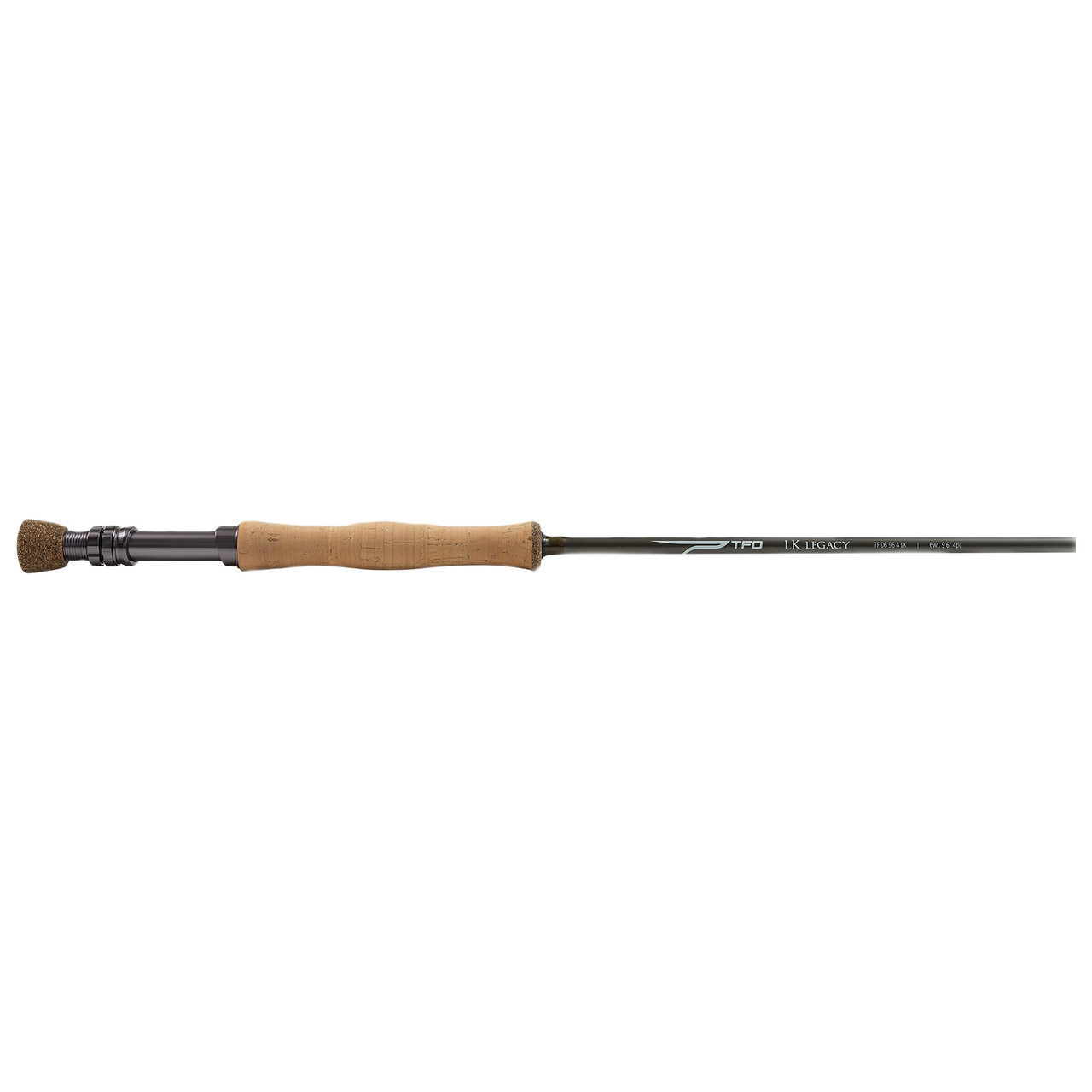 TFO LK Legacy fly rod with cork fighting butt and up-locking seat