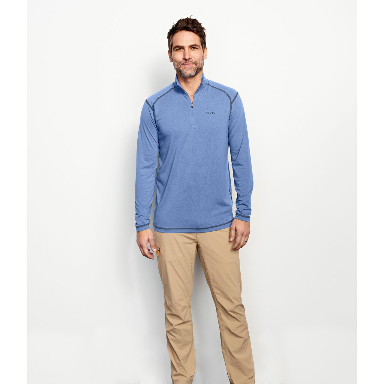 Orvis Men's Drirelease 1/4 Zip Long Sleeve Shirt