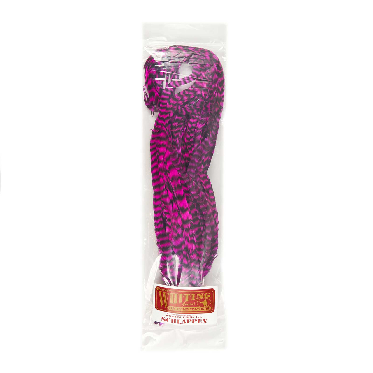 Whiting Farms Schlappen Bundles > 14 in Grizzly dyed Magenta