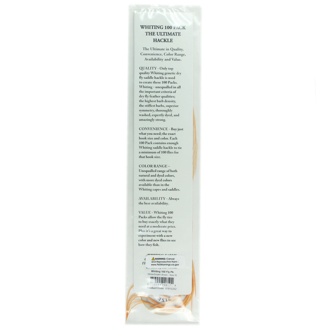 Cou de poule Whiting - Mouche Expert