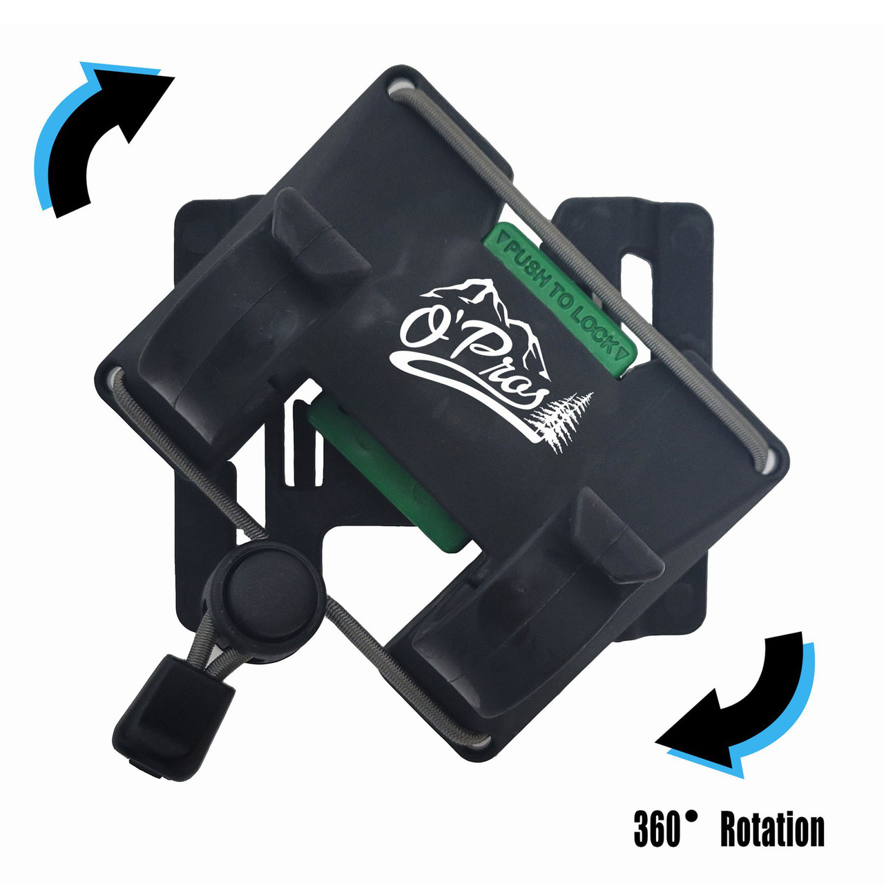 O'Pros Belt Clip Rod Holder with slide lock