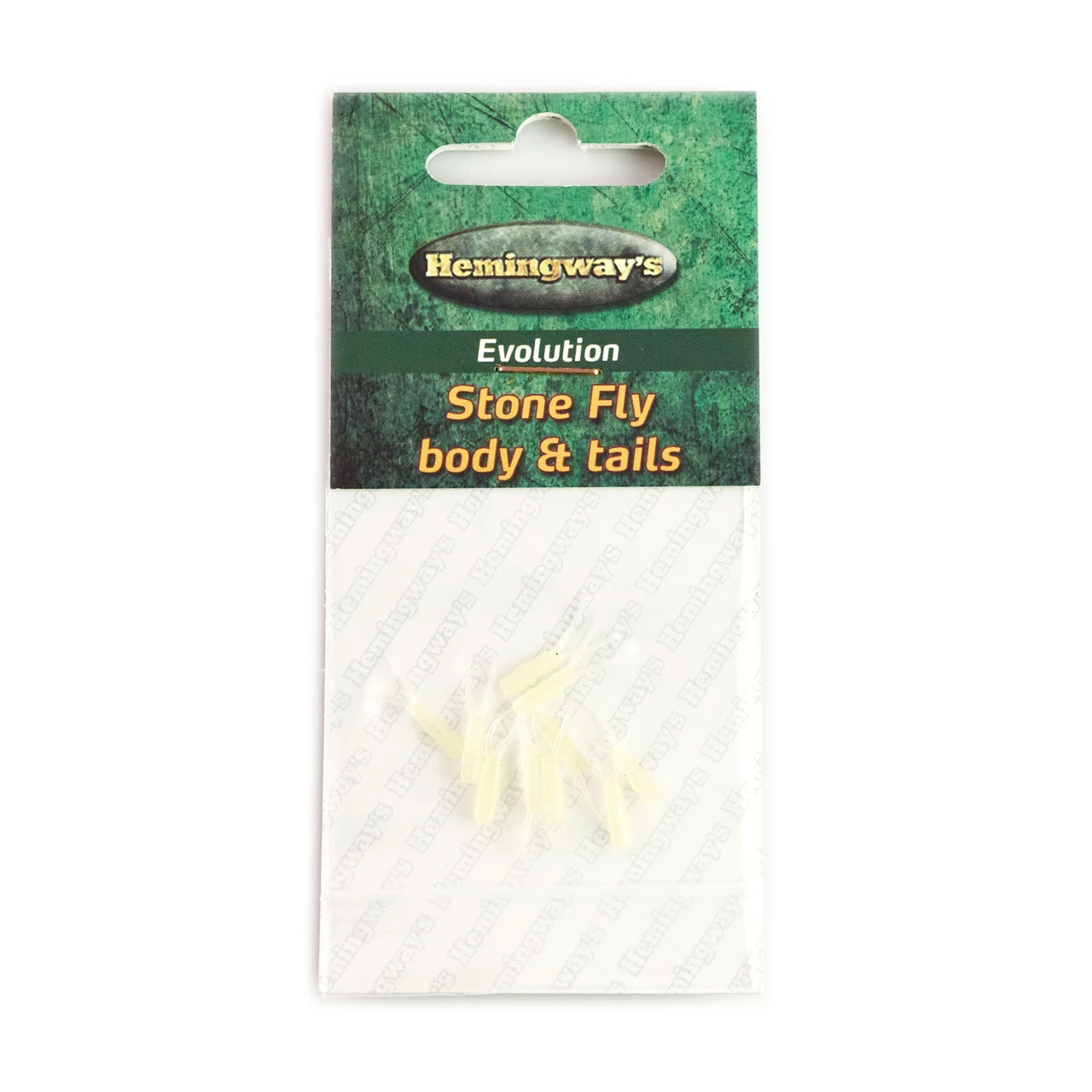 Hemingway's Stone Fly Body & Tails Small Clear Yellow