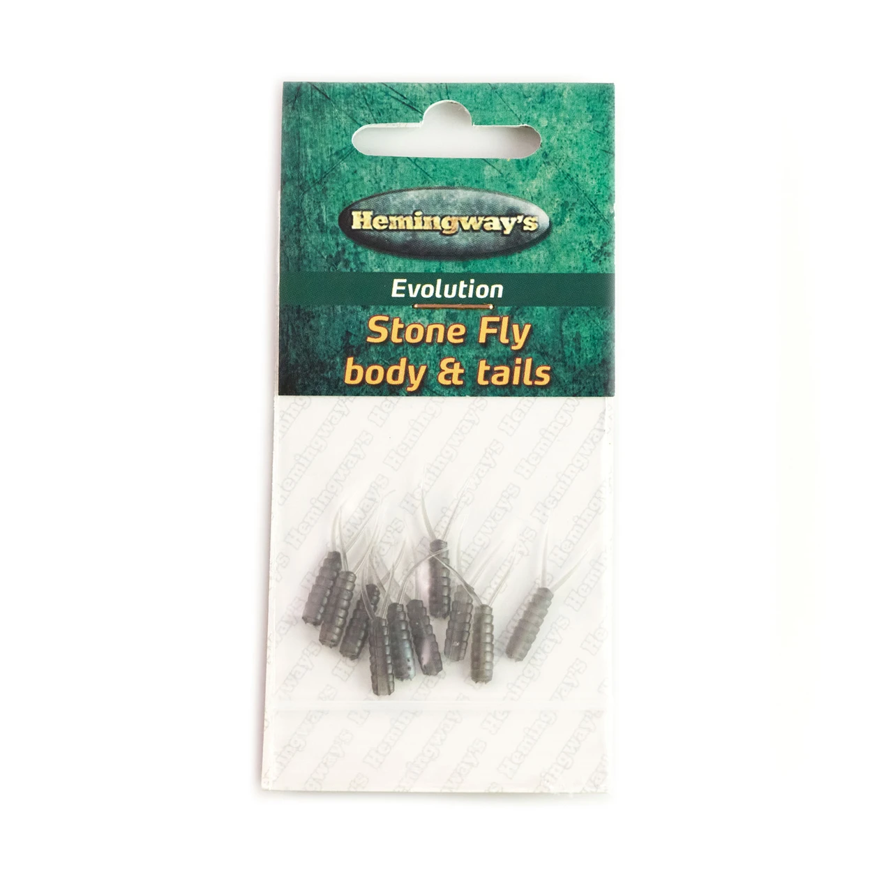 Hemingway's Stone Fly Body & Tails Large Clear Black