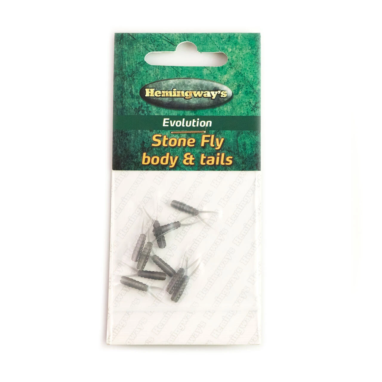 Hemingway's Stone Fly Body & Tails Medium Clear Black
