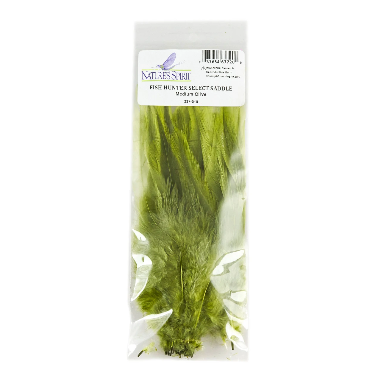 Fish Hunter Select Saddle Feathers Medium Olive