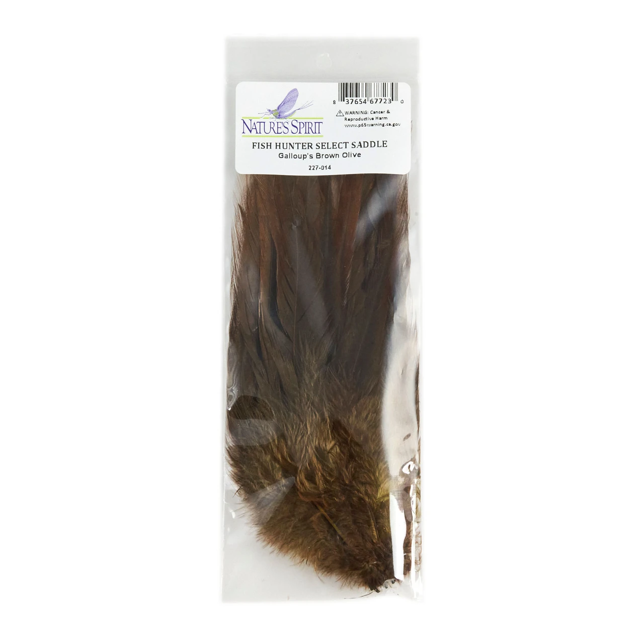 Fish Hunter Select Saddle Feathers Galloup's Brown Olive
