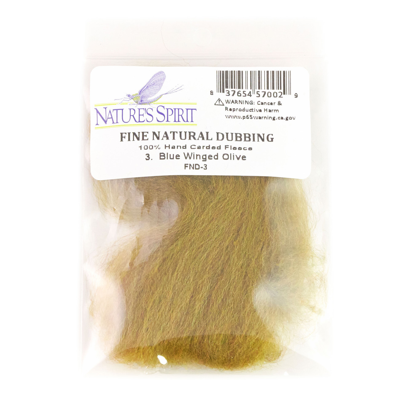 Nature's Spirit Fine Natural Dubbing Blue Winged Olive