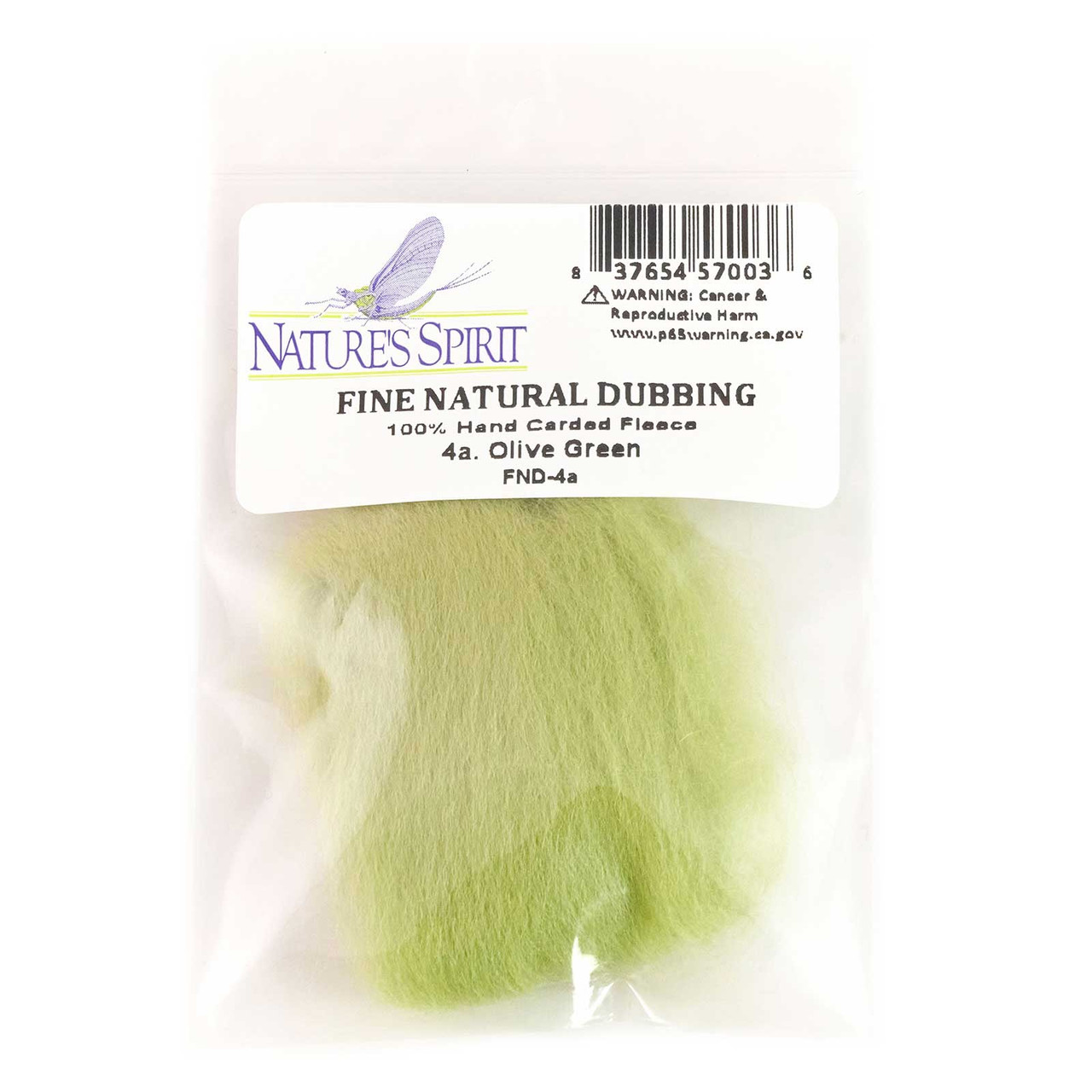 Nature's Spirit Fine Natural Dubbing Olive Green