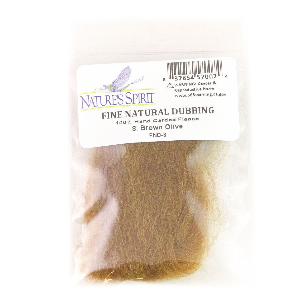 Nature's Spirit Fine Natural Dubbing Brown Olive