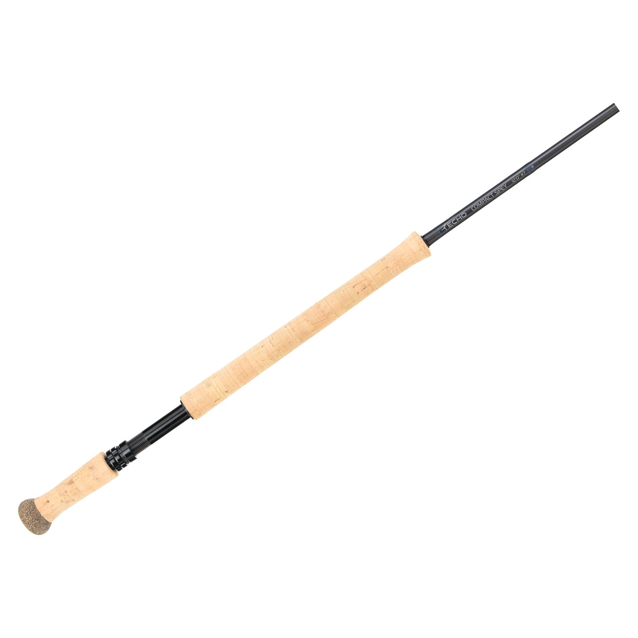 Echo Compact Spey two-hand fly rod cork handle and reel seat