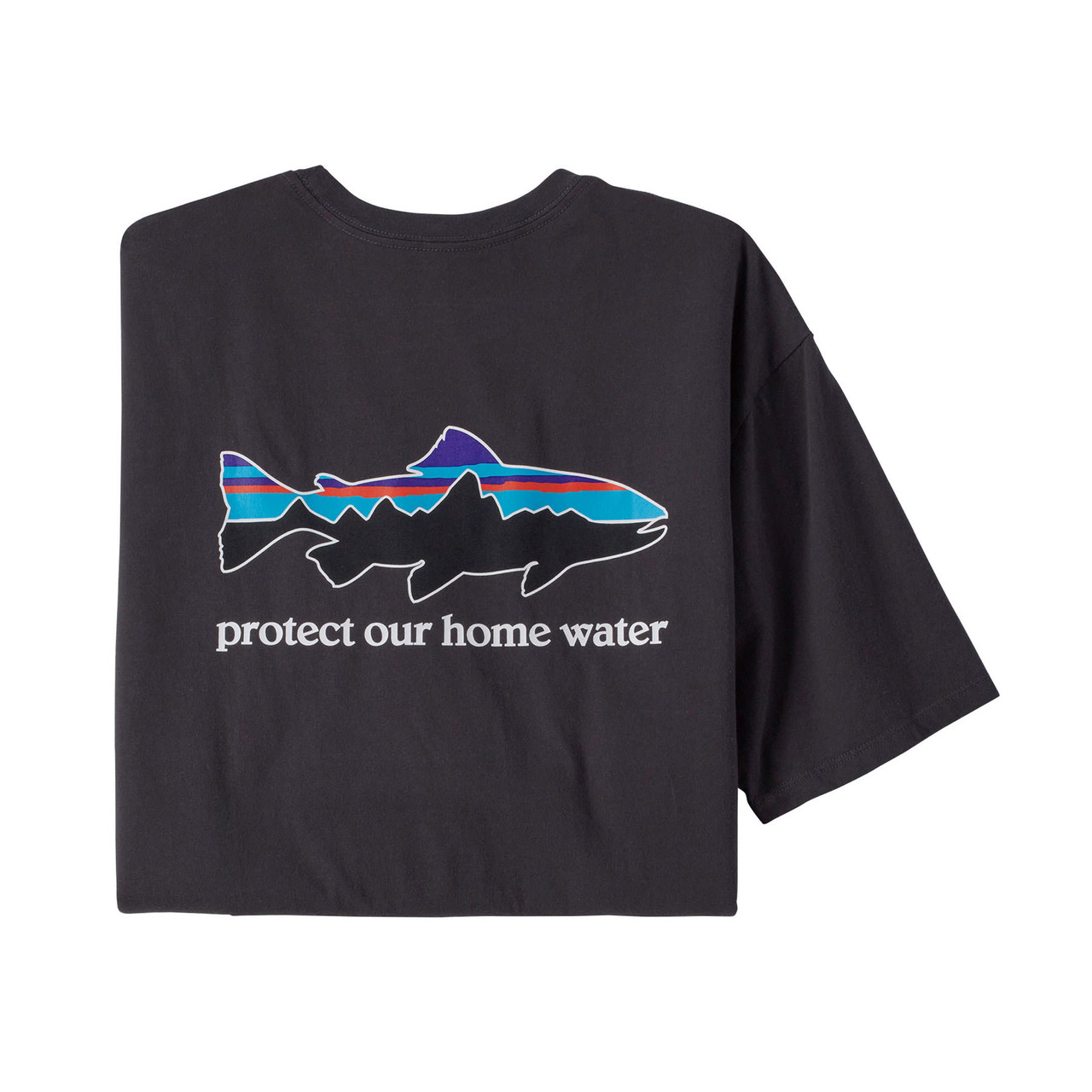 ✨【幻品】patagonia Organic Cotton TROUT Tee Patagonia Men's Home Water Trout Organic T-Shirt - AvidMax