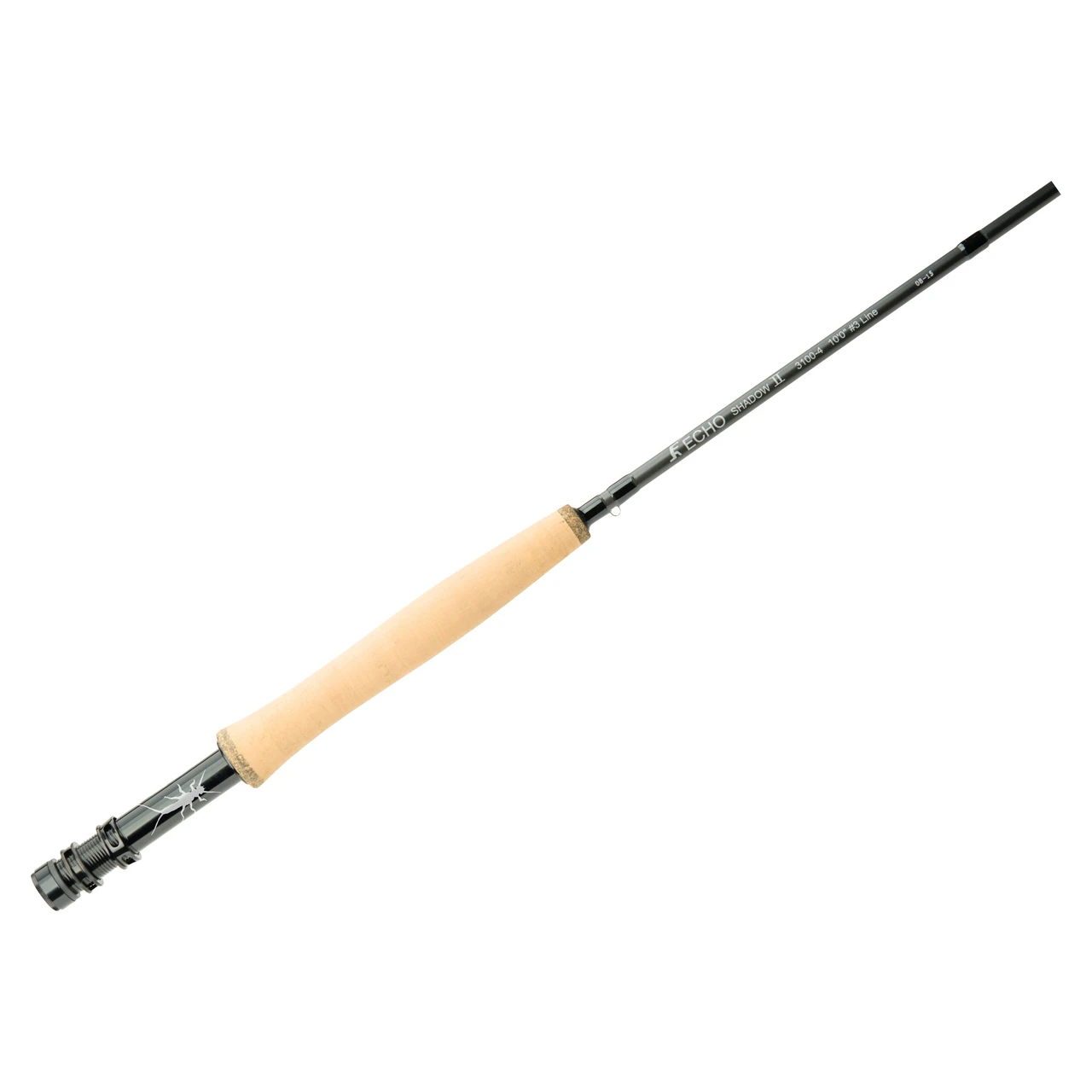 Echo Shadow II euro nymph fly rod cork grip and reel seat