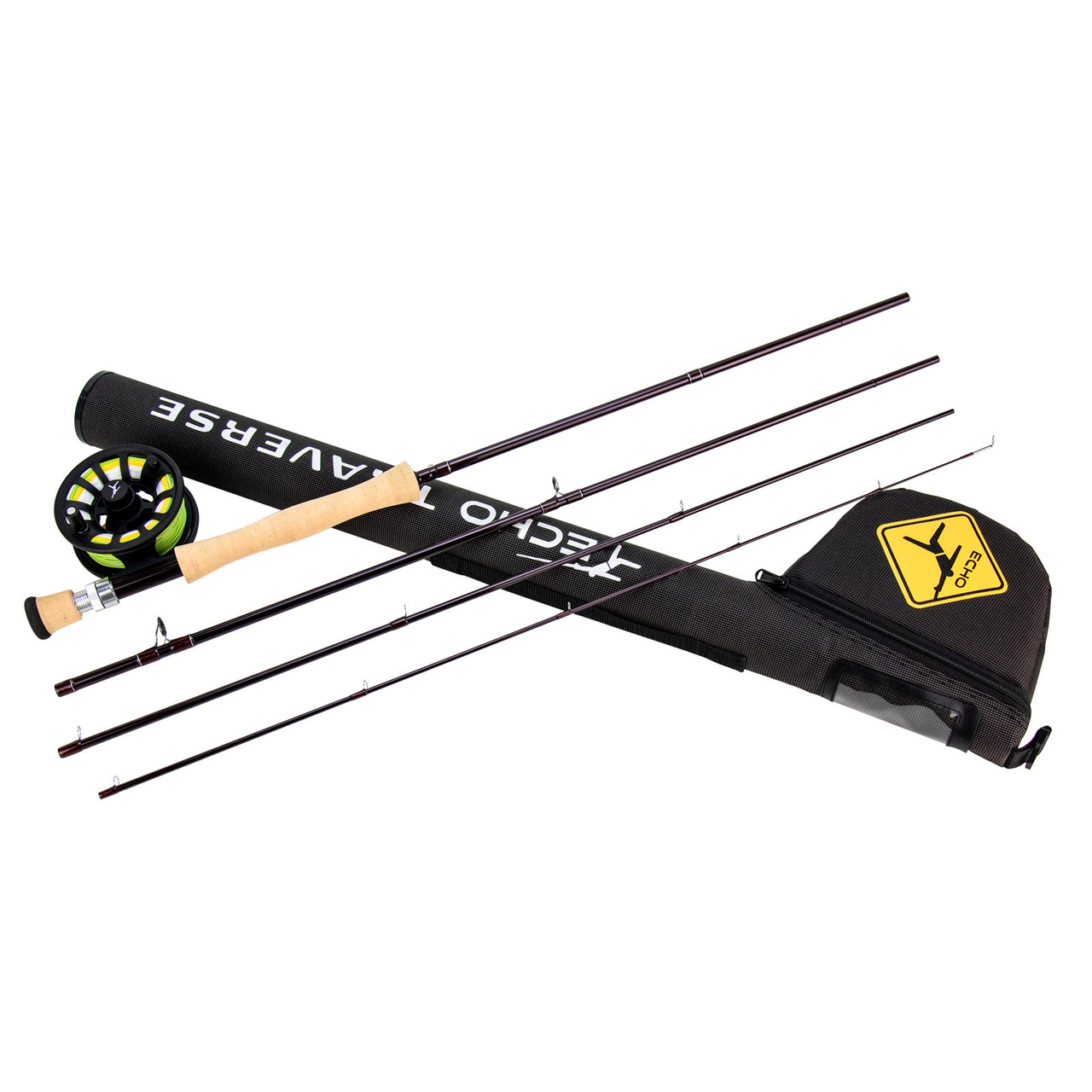 ECHO TRAVERCE 9ft0in. #6. 4pc.フライロッド ECHO Traverse 9ft Rod And Reel Kit - AvidMax