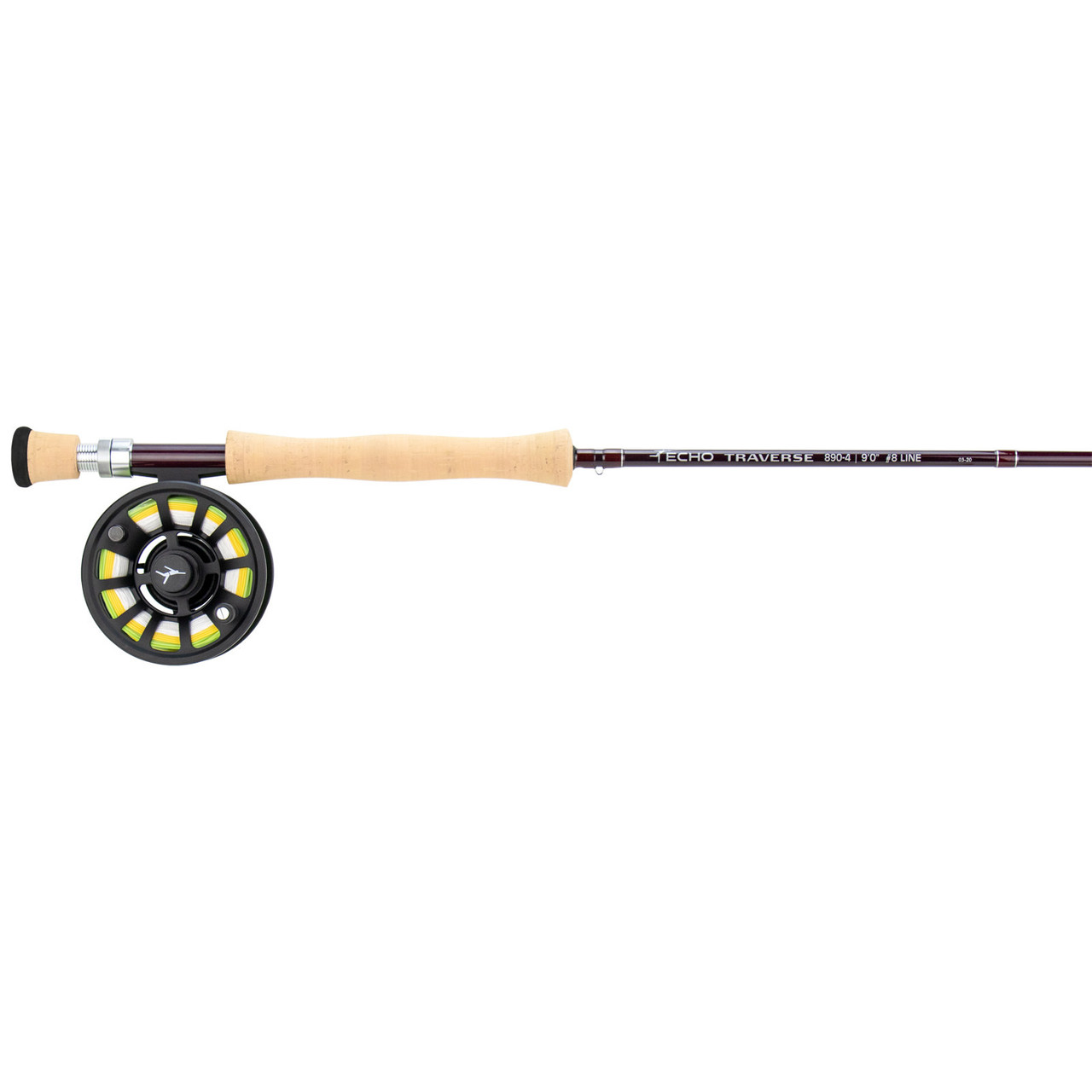 ECHO TRAVERCE 9ft0in. #6. 4pc.フライロッド ECHO Traverse 9ft Rod And Reel Kit - AvidMax