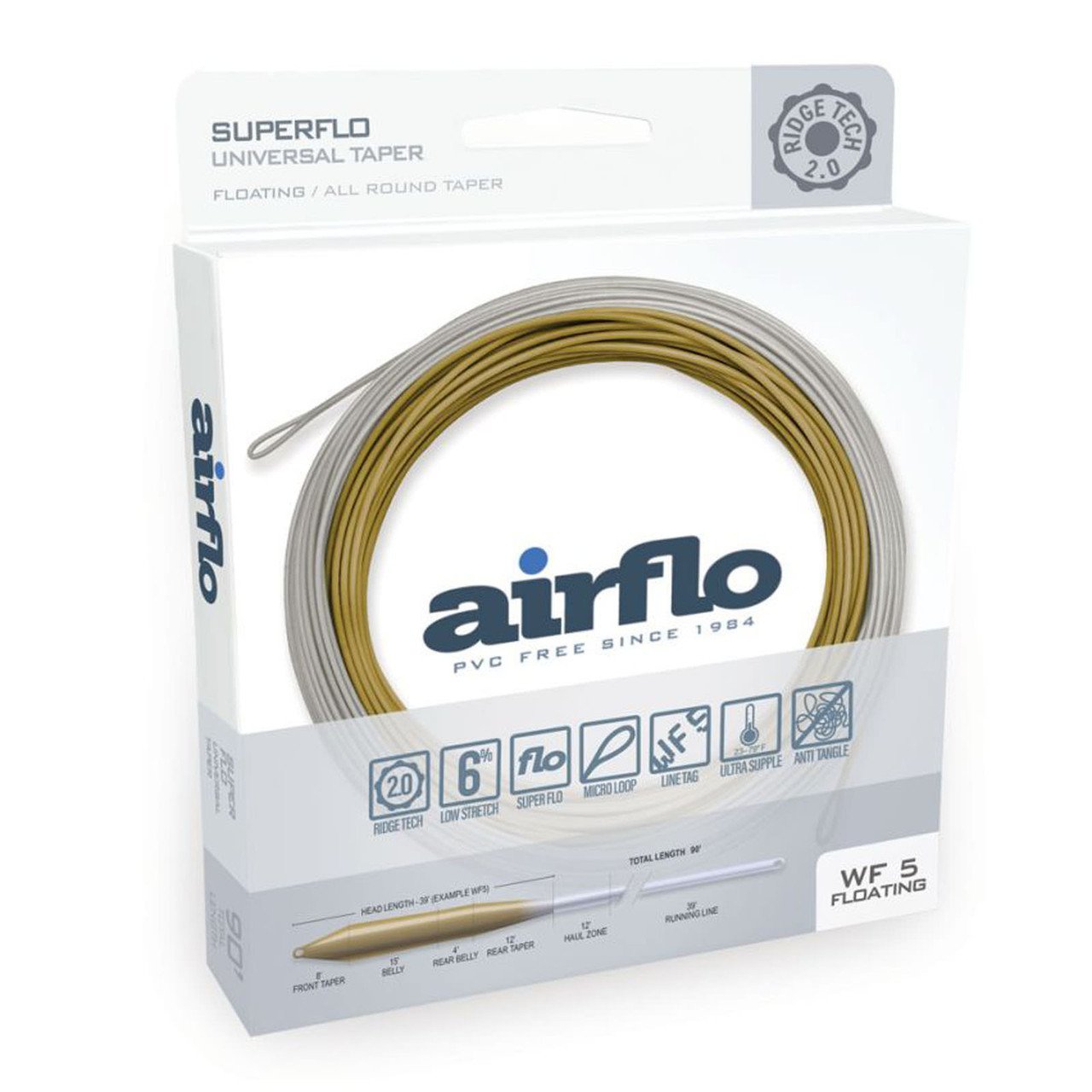 Airflo Ridge 2.0 Superflo Universal Taper Floating Fly Line - AvidMax