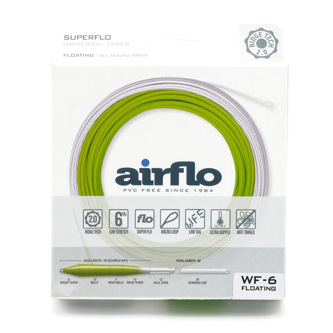 Airflo Ridge 2.0 Superflo Universal Taper Floating Fly Line