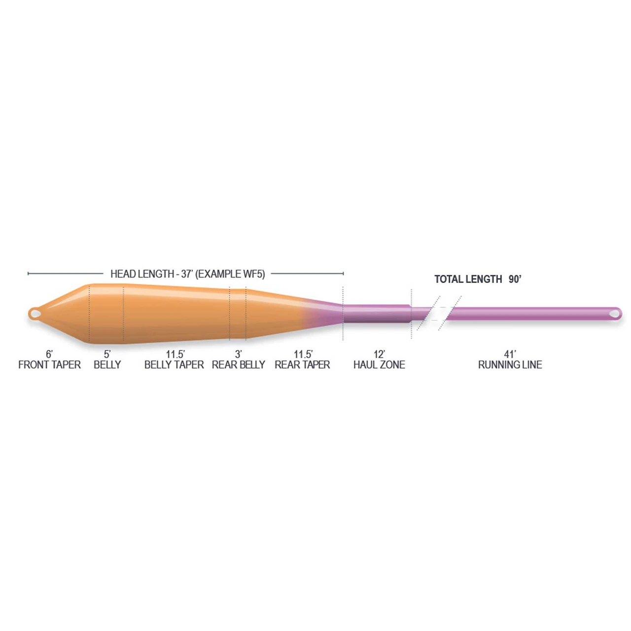 Airflo Superflo Power Taper Floating Fly Line - view 1