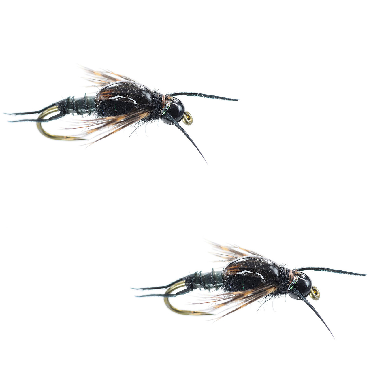 Umpqua Micro Stone Tungsten Black 2 Pack