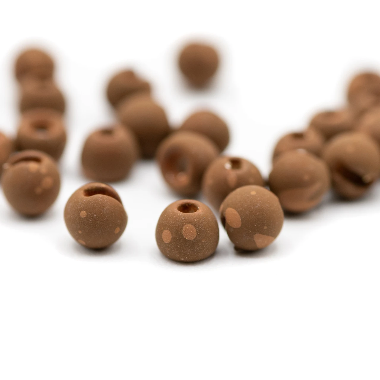 Firehole Stones Slotted Speckled Tungsten Beads 2.0 mm - 5/64 - 18ct Espresso (Mounds/Almond Joy)