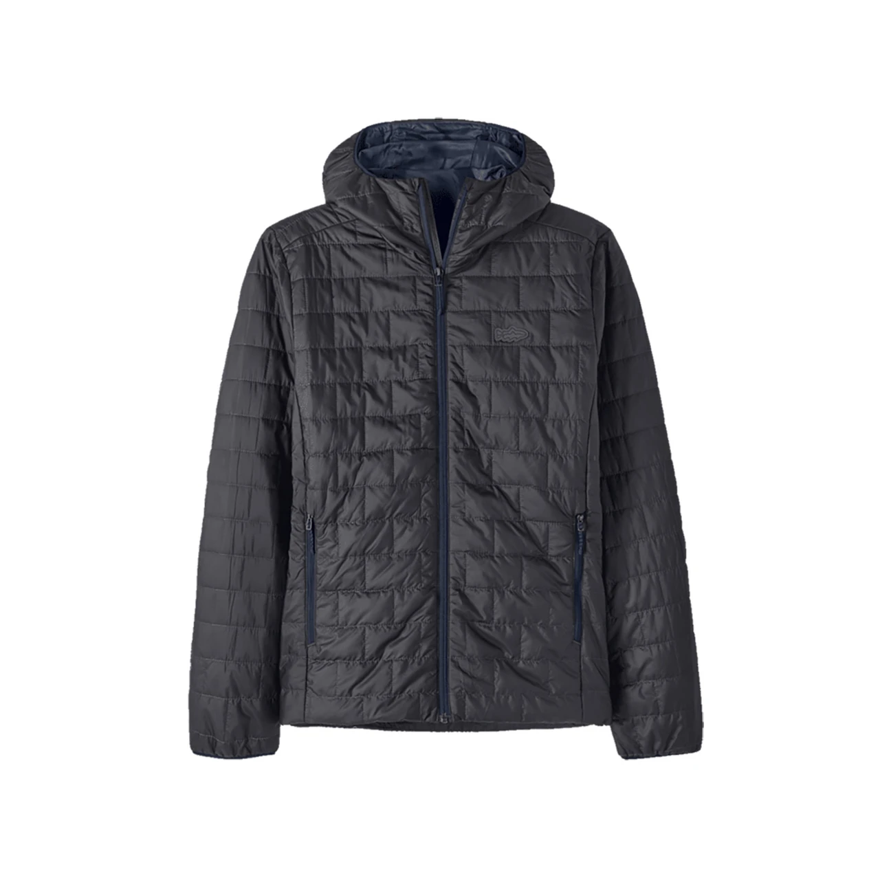 Patagonia Men's Nano Puff Fitz Roy Trout Hoody - Forge Grey