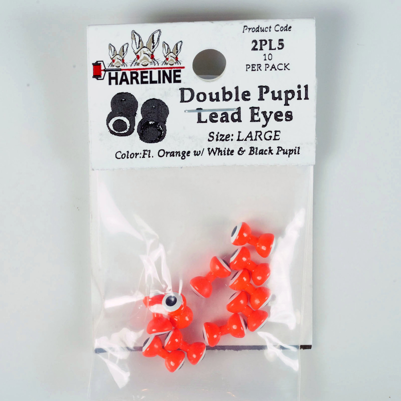 Hareline Double Pupil Lead Eyes