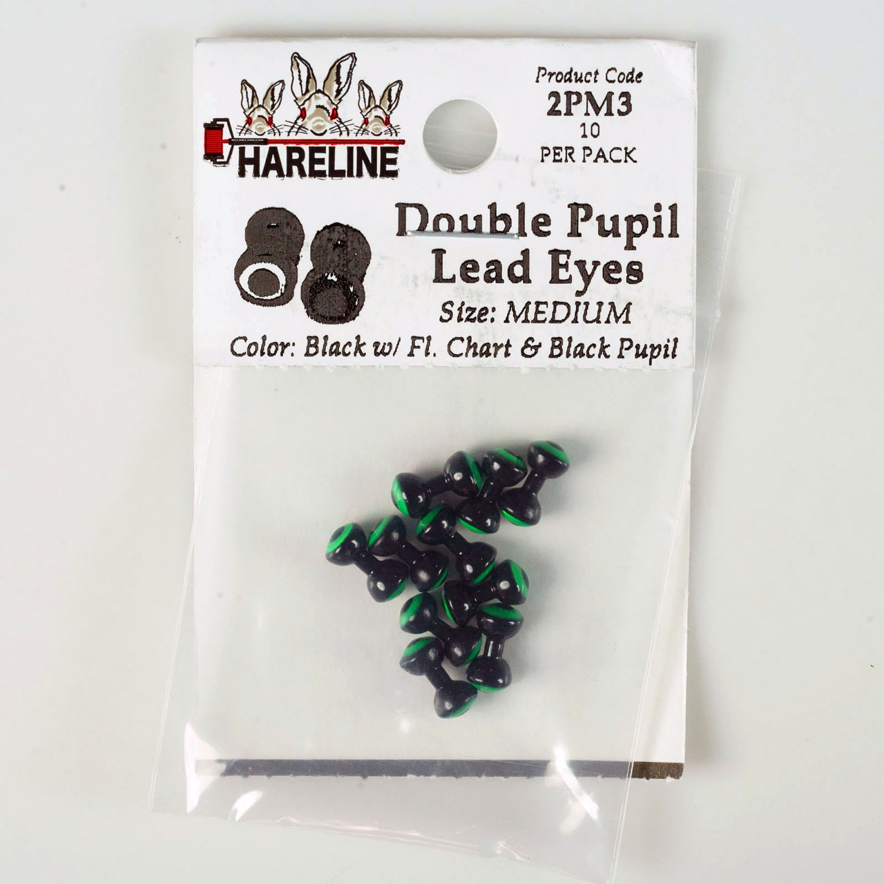 Hareline Double Pupil Lead Eyes