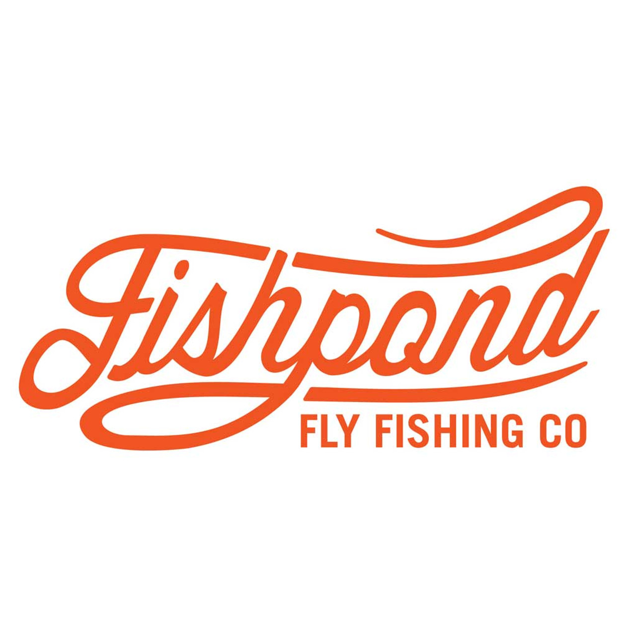 Fishpond Thermal Die Cut Sticker Heritage Sticker 5 in Orange Fishpond Thermal Die Cut Sticker Heritage Sticker 5 in Orange