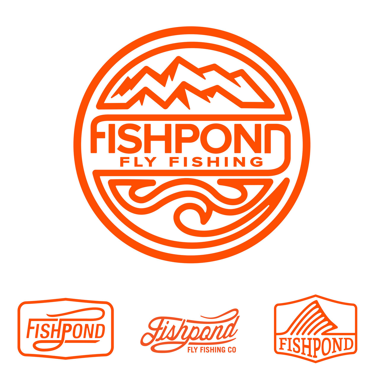 Fishpond Thermal Die Cut Sticker 8.5 in