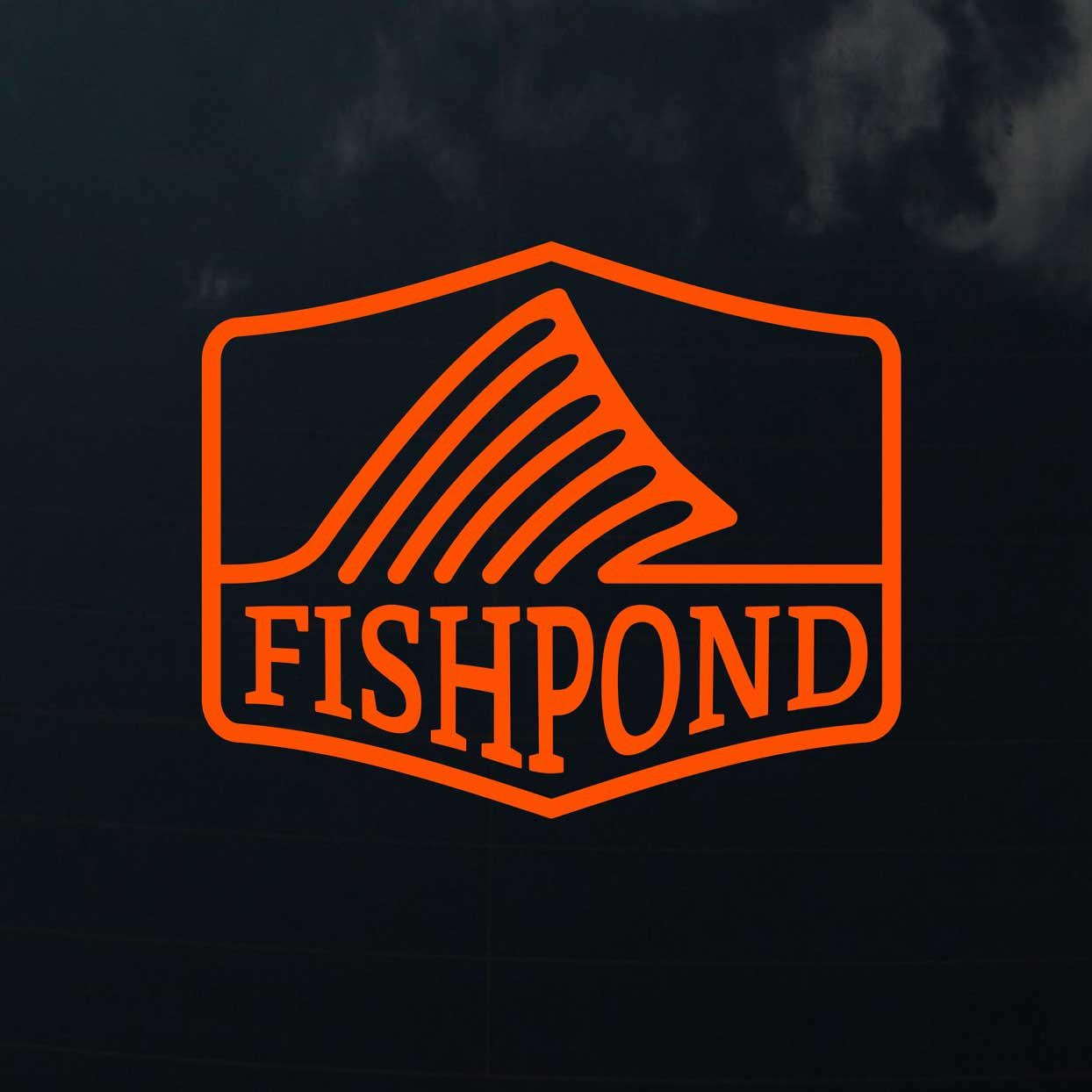 Fishpond Thermal Die Cut Sticker 8.5 in