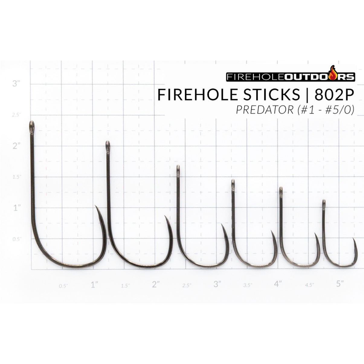Firehole Outdoors Sticks 802P Fly Tying Hooks