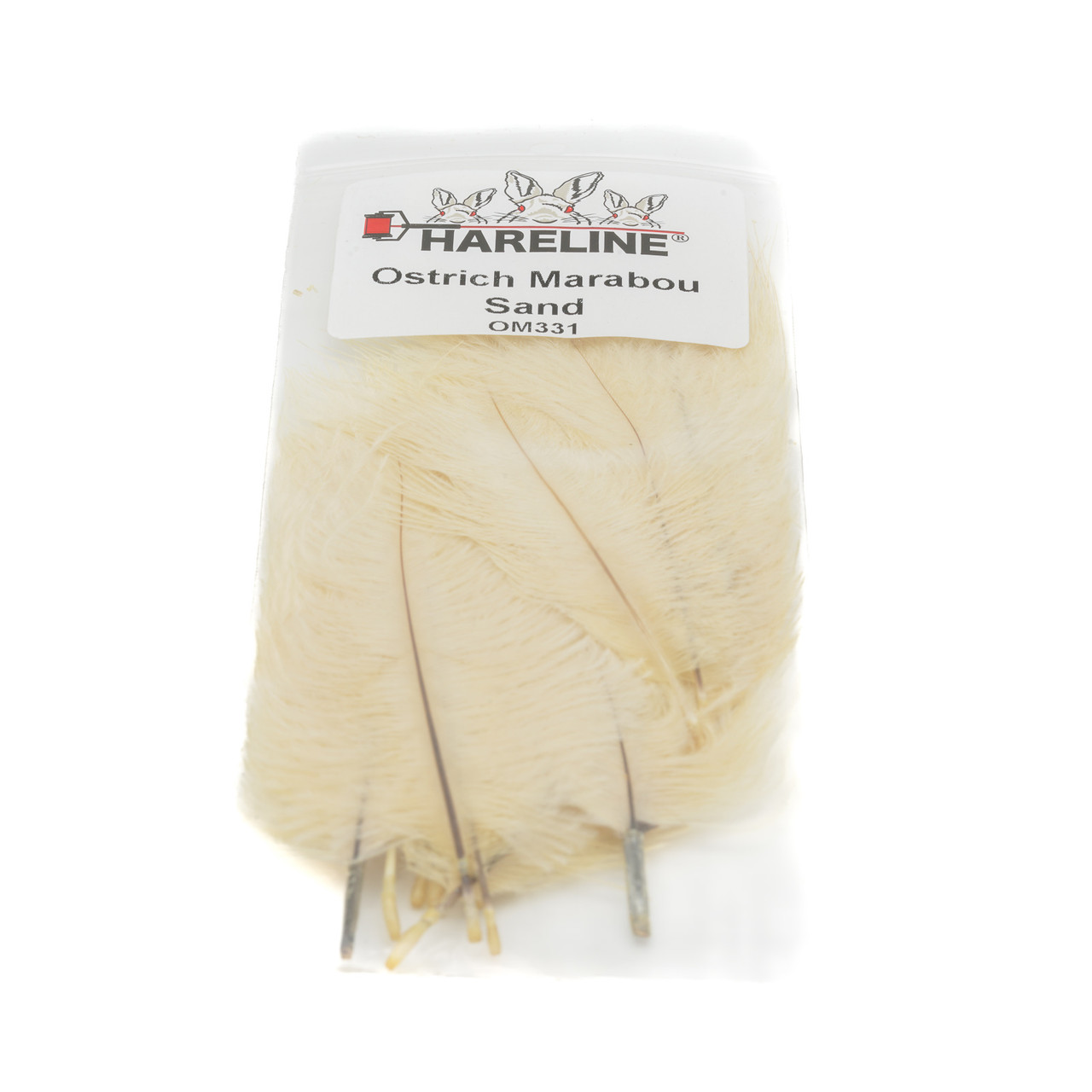 Hareline Ostrich Marabou Sand