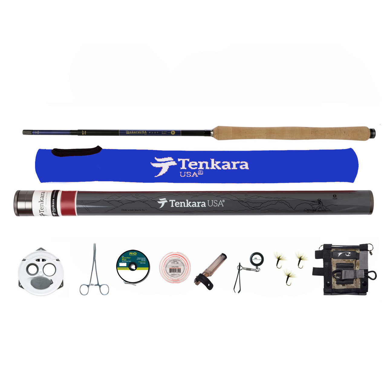 Tenkara USA -Ito Fly Rod & Accessories Kit with Rising Shot Pack and Line  Keeper - AvidMax