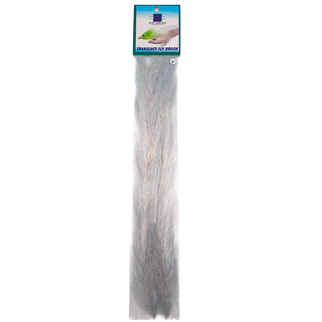 Just Add H2O Translucy Fly Brush 3" (7.62cm) Steelhead Grey