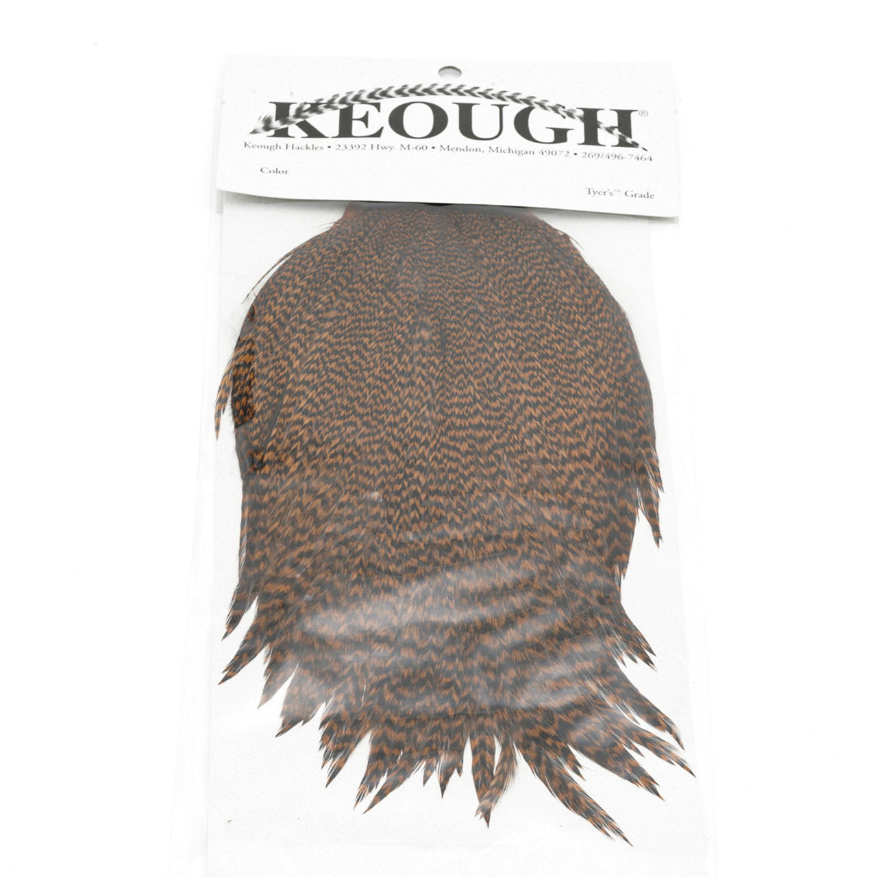 Keough Tyer's Grade Cape Grizzly Dyed Tan