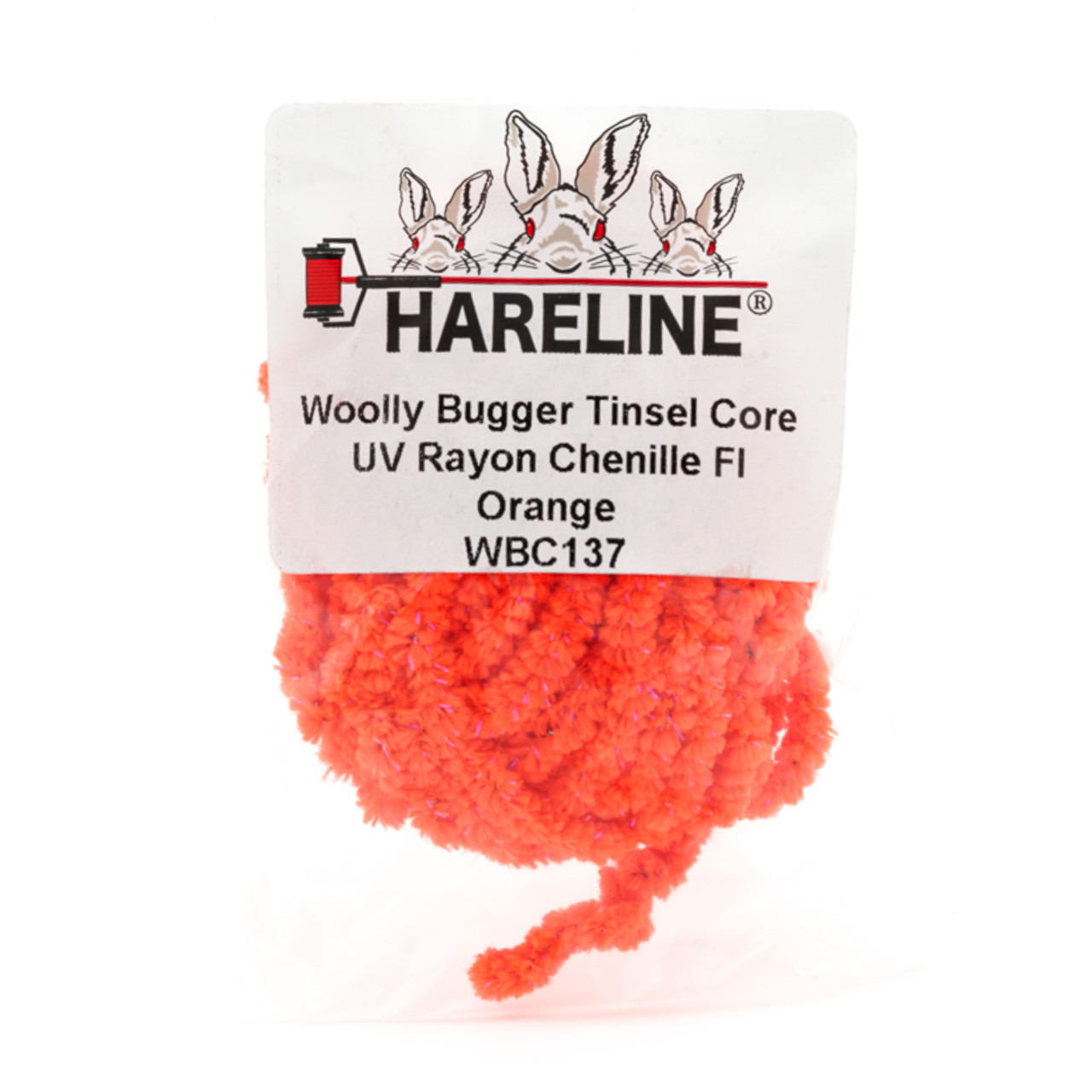 Hareline Wooly Bugger Tinsel Core UV Rayon Chenille