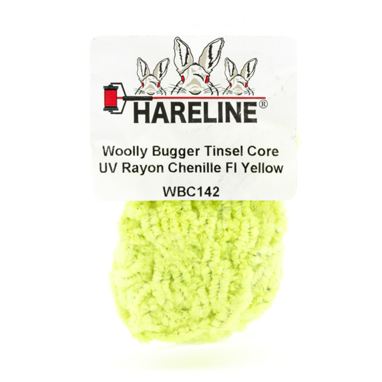 Hareline Wooly Bugger Tinsel Core UV Rayon Chenille