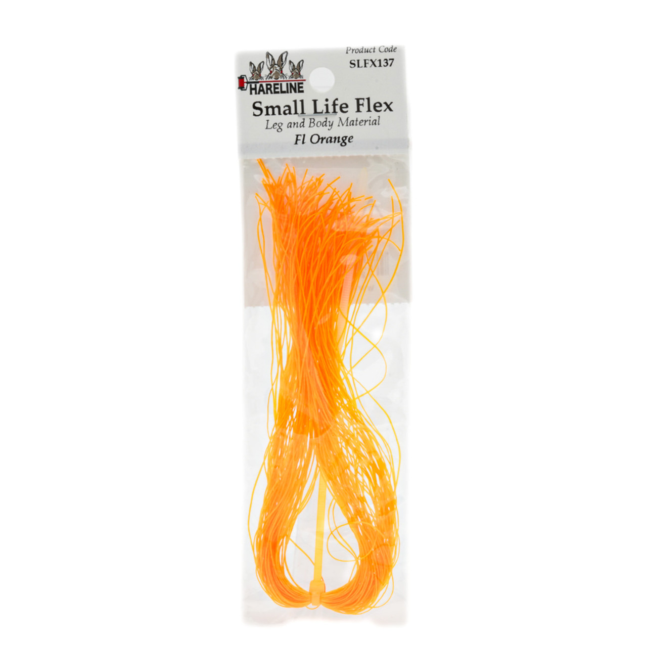 Hareline Small Life Flex Fl Orange