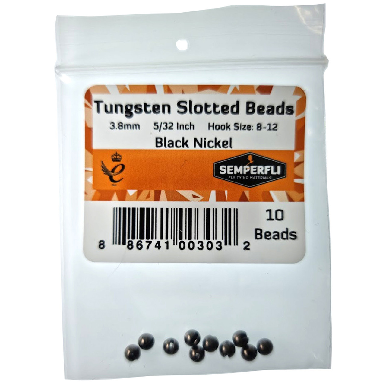 Semperfli Tungsten Slotted Beads Semperfli Tungsten Slotted Beads
