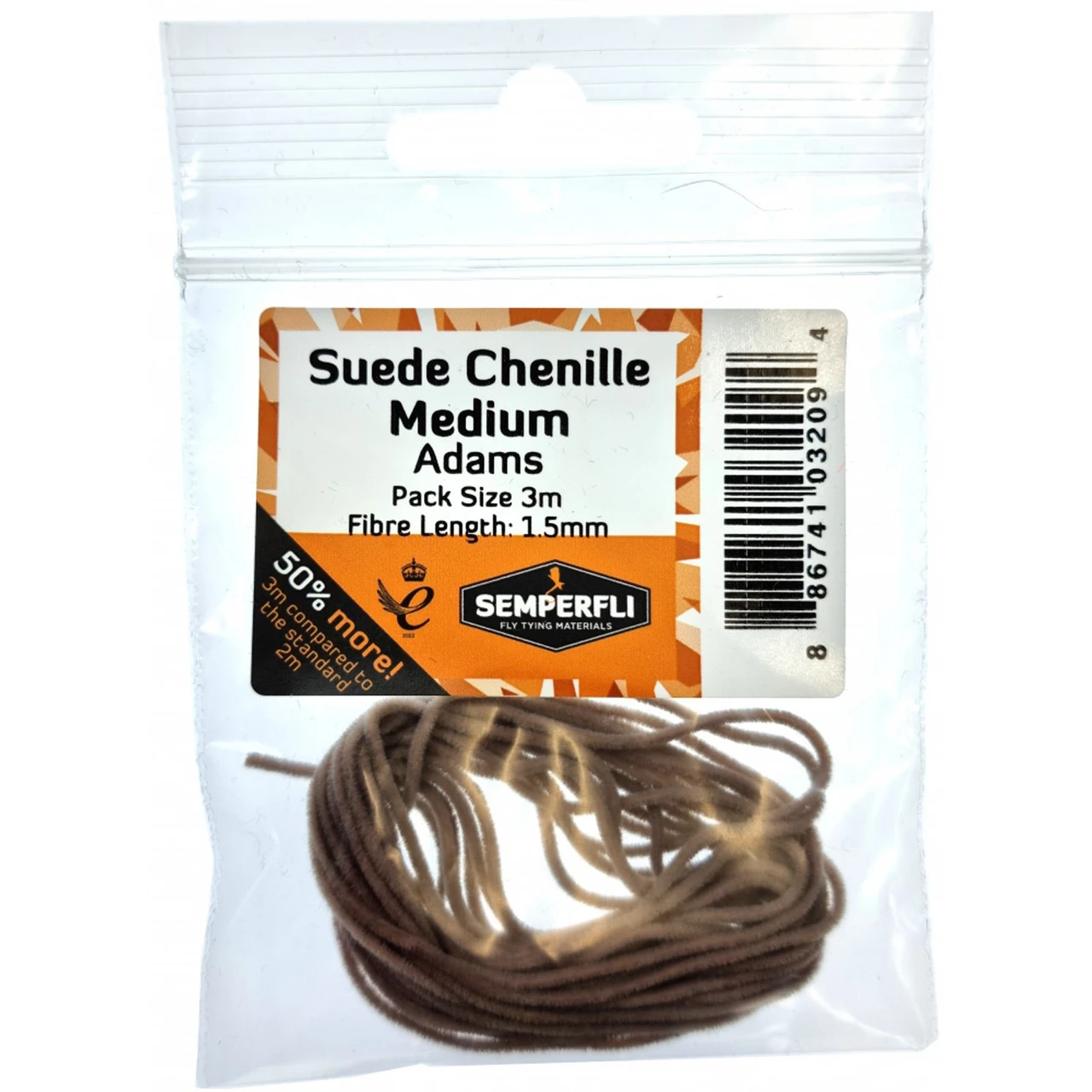 Semperfli Suede Chenille 1.5mm Medium Adams