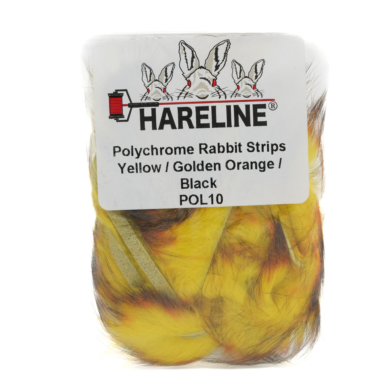 Hareline Polychrome Rabbit Strips