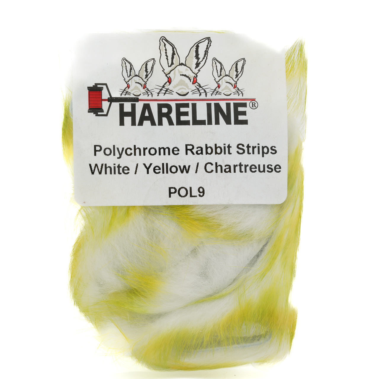 Hareline Polychrome Rabbit Strips