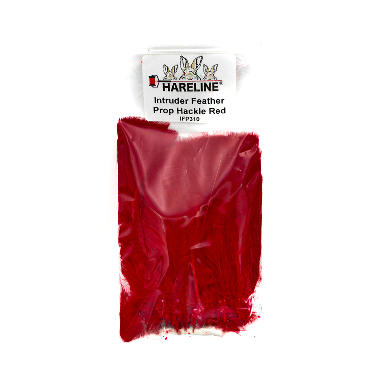 Hareline Intruder Feather Prop Hackle #310 Red