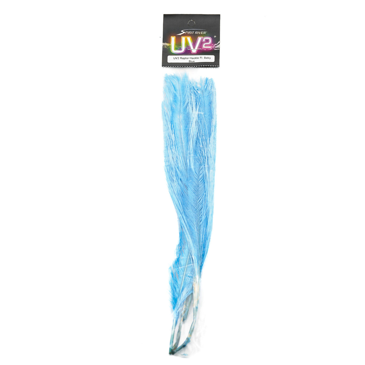 Spirit River UV2 Raptor Hackle #6 FL Baby Blue